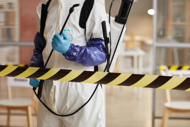 Professional Biohazard Cleanup technician working in Springport, IN